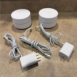 *READ* 2 Pack Google WiFi Extender Mesh Router System NLS-1304-25 - Tested